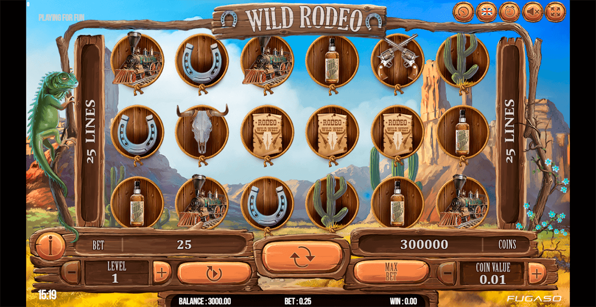 Empoignez les gains par les cornes sur Wild Rodeo