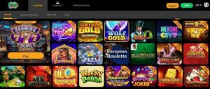 gamme de jeu spin million casino en ligne 