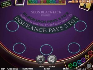 Neon Blackjack Classic